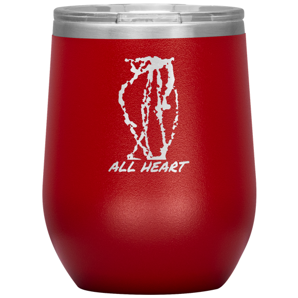 Forever Emily's All Heart Etched Wine Tumblers