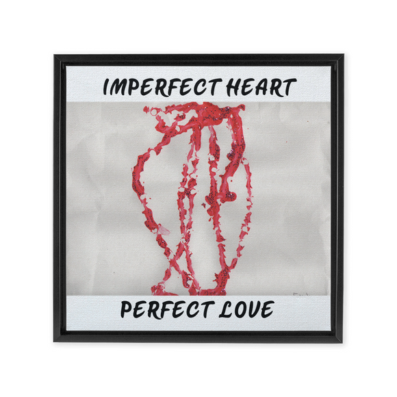 Forever Emily's Imperfect Heart Framed Canvas Wraps