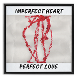 Forever Emily's Imperfect Heart Framed Canvas Wraps