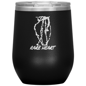 Forever Emily's Rare Heart Etched Wine Tumblers