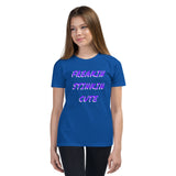Forever Emily's Freakin Stinkin Cute Youth Short Sleeve T-Shirt, Dark Colors