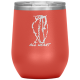 Forever Emily's All Heart Etched Wine Tumblers