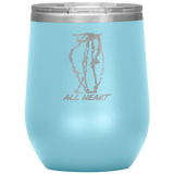 Forever Emily's All Heart Etched Wine Tumblers