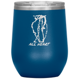 Forever Emily's All Heart Etched Wine Tumblers