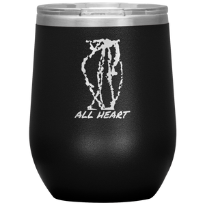 Forever Emily's All Heart Etched Wine Tumblers