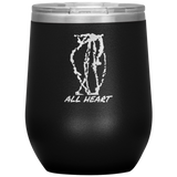 Forever Emily's All Heart Etched Wine Tumblers